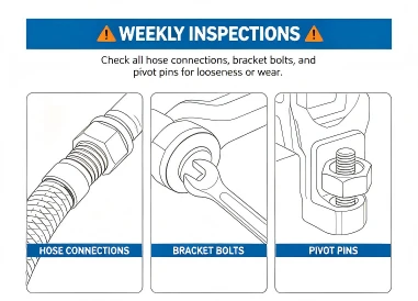 Weekly inspections1 Weekly inspections1